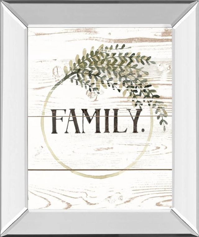 Classy Art Family Farmhouse II by Grace Popp Mirror Framed Wall Art-0