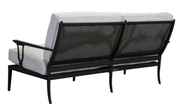 Lane Venture® Winterthur Estate Obsidian Black/White Sofa - Mesh Back-1