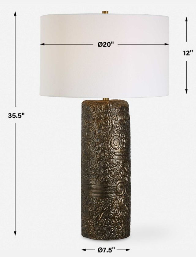 Uttermost® Malaga Brass Table Lamp -3