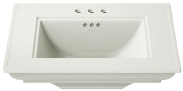 Kohler Memoirs® Stately Dune 25" Centerset Pedestal/Console Table Bathroom Sink-4
