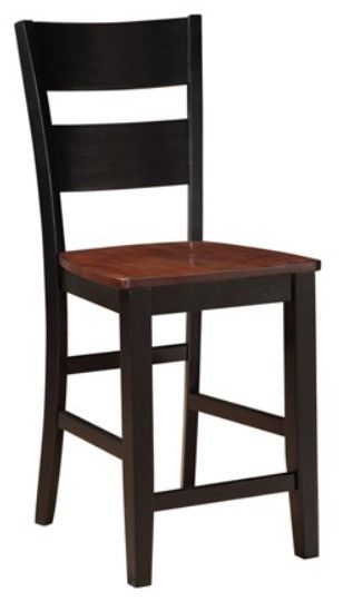 American Wholesale Furniture 5-Piece Black/Cherry Pub Dining Set-1