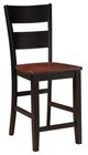 American Wholesale Furniture 5-Piece Black/Cherry Pub Dining Set-1