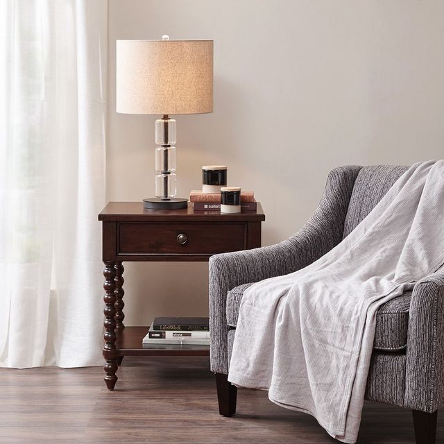 Olliix by Madison Park Signature Morocco Brown Beckett Nightstand-3