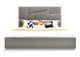 VIG Furniture Modrest Chrysler Gray Eastern King Upholstered Panel Bed-1