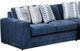 Fusion Furniture 7003 Elise 3-Piece Ink L-Shaped Sectional-1