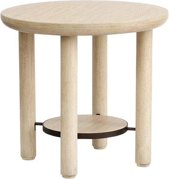 Magnussen Home® Sunset Cove Sanibel Brown Round End Table-0