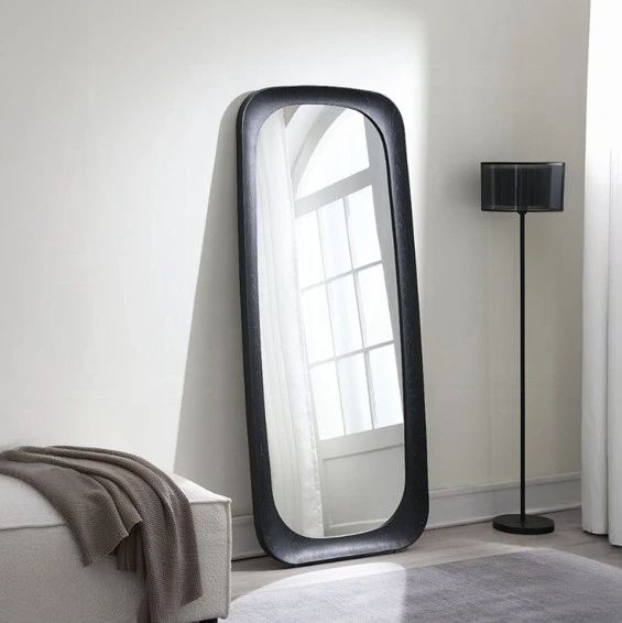ACME Furniture Izusa Black Floor Mirror-1