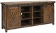 Flexsteel® Carpenter Black/Rustic Brown Entertainment Base-1