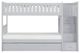 Homelegance® Orion Gray Twin/Twin Youth Step Bunk Bed with Twin Trundle -0