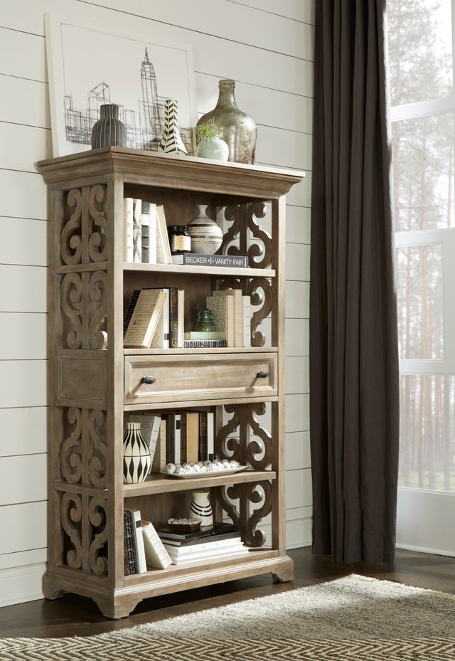 Magnussen Home® Tinley Park Dovetail Grey Bookcase-2