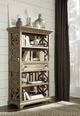 Magnussen Home® Tinley Park Dovetail Grey Bookcase-2