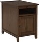 American Wholesale Furniture Claypool Brown Chairside Table-0