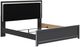 Signature Design by Ashley® Zuraleus Black King Upholstered Panel Bed-0