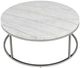 ACME Furniture Zaidee Gray Coffee Table with Nickel Base-4