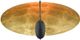Currey & Company Pinders Contemporary Gold Leaf/French Black Flush Mount Lighting-3