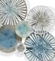 Stylecraft Indigo Plates Blue/Silver Wall Decor-1