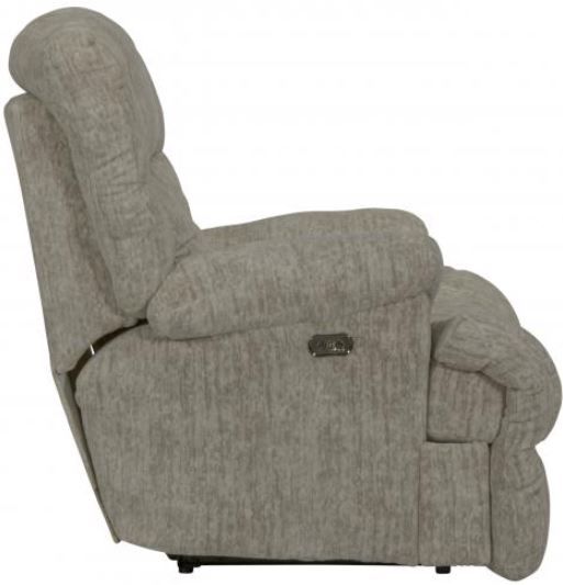 Catnapper® Cirrus Parchment Power Lay Flat Chaise Recliner-2