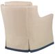 Century® Customizable Eyre Skirted Swivel Chair-1