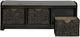 Liberty Furniture Mill Creek Cream/Peppercorn Wall Storage Bench-4