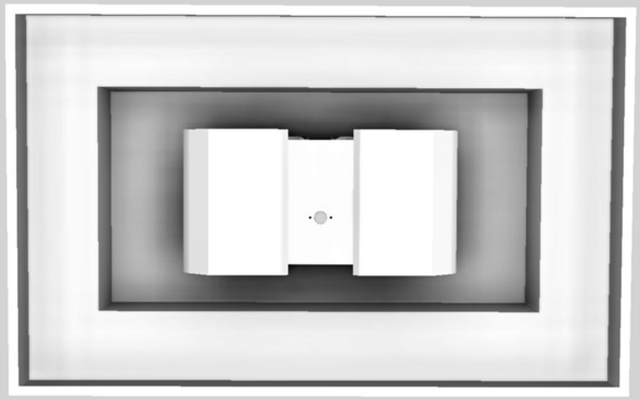 Vent-A-Hood® 48" White Contemporary Island Range Hood-3
