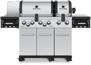 front view of the Broil King® Regal S 690 PRO Infrared 70" Stainless Steel Freestanding Gas Grill