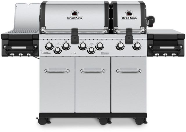Broil King® Regal S 690 PRO Infrared 6-Burner Stainless Steel Freestanding Natural Gas Grill