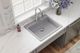 Elkay Quartz Classic® Graystone 25" x 22" x 5-1/2" Single Bowl Drop-In ADA Sink with Perfect Drain®-2