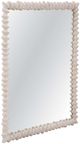 Bassett Mirror Churchill Distressed White Wash Wall Mirror-1