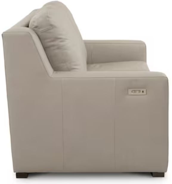 Bassett® Furniture Somers Dove Gray Reclining Sofa-2
