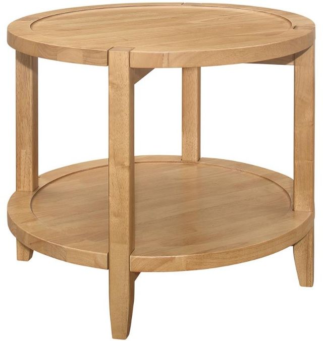 Coaster® Camillo 2-Piece Maple Occasional Table Set-1