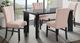 Elements International Bellini 5-Piece Grey/Pink Rectangular Dining Set-0