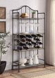 ACME Furniture Edina Oak/Sandy Black Wine Rack-2