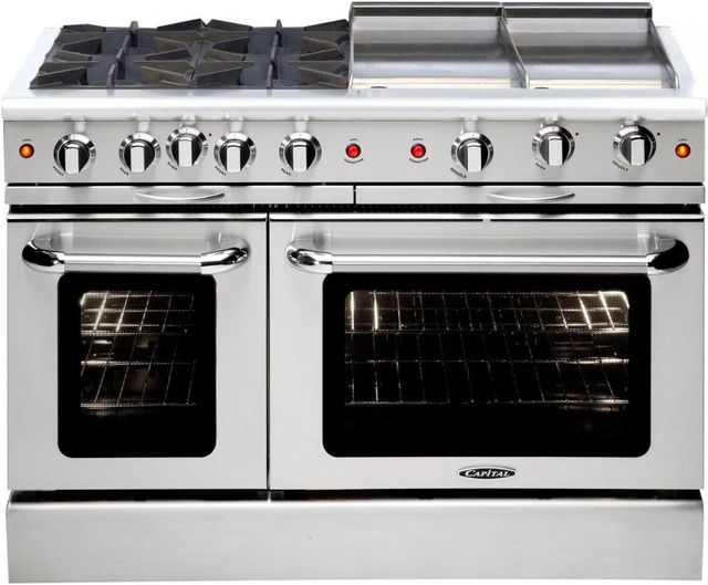 Capital Cooking™ Culinarian 48" Stainless Steel Pro Style Gas Range-0