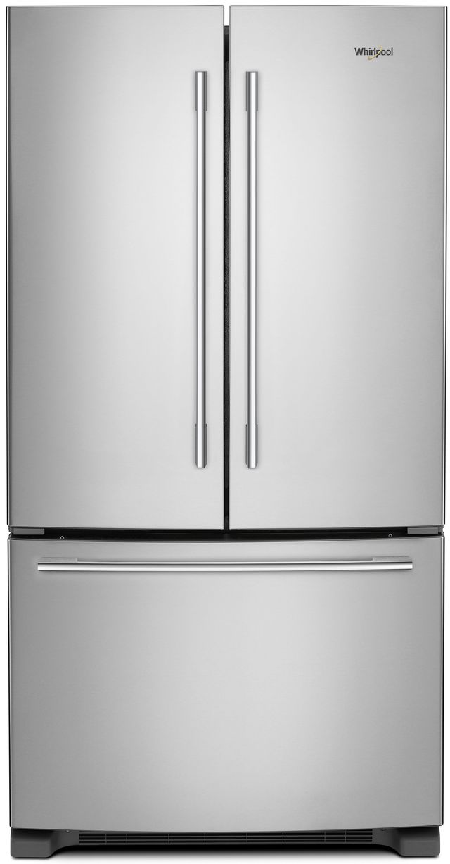Whirlpool® 25.2 Cu. Ft. French Door Refrigerator-Fingerprint Resistant Stainless Steel-0
