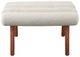 Moe's Home Collection Arlo Off White Accent Stool-1