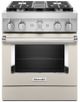 KitchenAid® 30" Milkshake Pro Style Dual Fuel Range-0