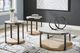 Signature Design by Ashley® Darthurst 3-Piece Gray Occational Table with Light Brown Base Set-4