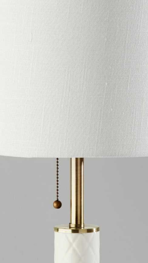 Adesso® Vanessa Antique Brass Table Lamp-1