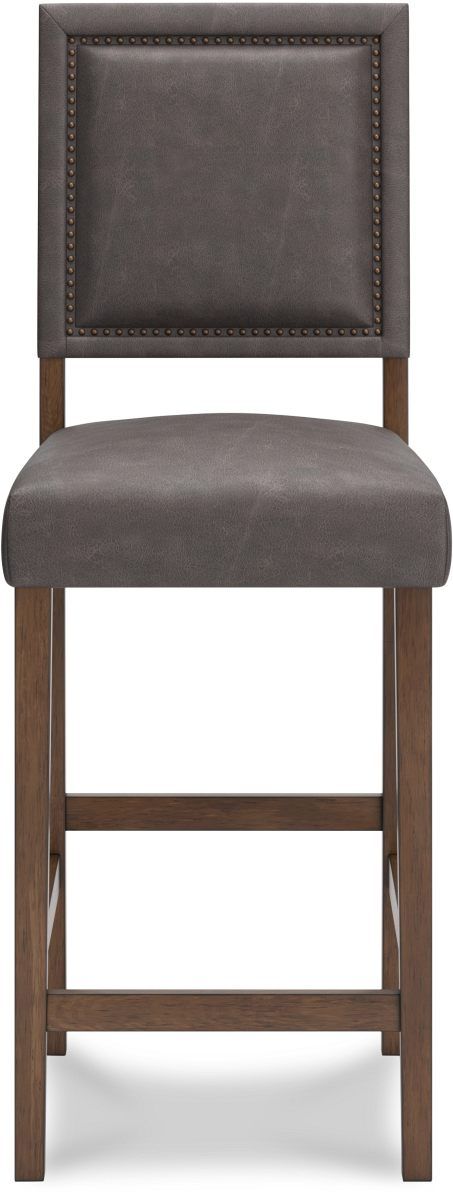 Signature Design by Ashley® Benmara Grayish Brown Bar Stool-1