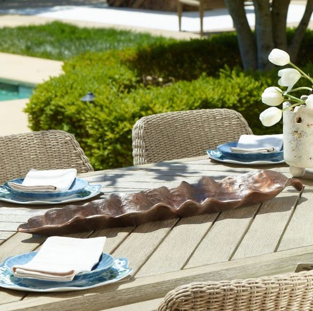 Uttermost® Frond Bronze Indoor-Outdoor Leaf Tray-2