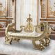 ACME Furniture Bernadette Gold/White Bench-1