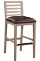 American WoodCrafters Siri Brown 26" Leather Bar Stool-0
