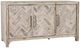 Jofran Inc. Gramercy Gray Wash 3-Door Accent Cabinet-0