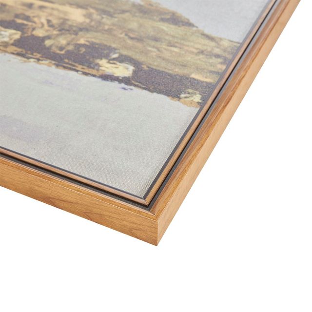 Olliix by Martha Stewart Foggy Morning Multi-Colored Framed Gel Coated Canvas-2