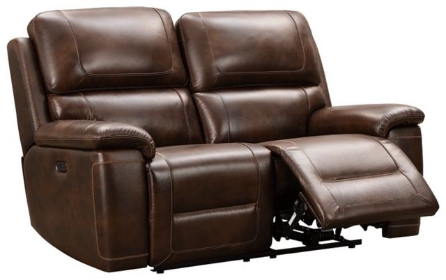Signature Design by Ashley® Wentler Brown Power Reclining Loveseat-1