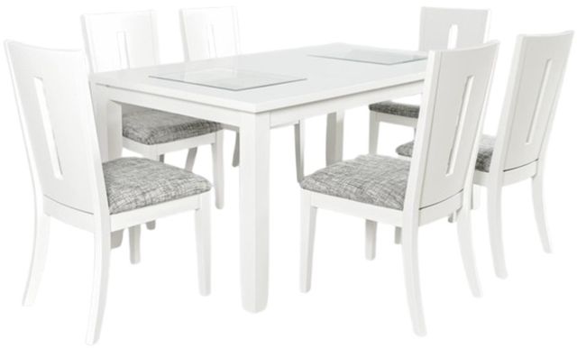 Jofran Inc. Urban Icon 7-Piece White Dining Set-0
