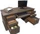 aspenhome® Oxford Peppercorn 66" Executive Desk-3