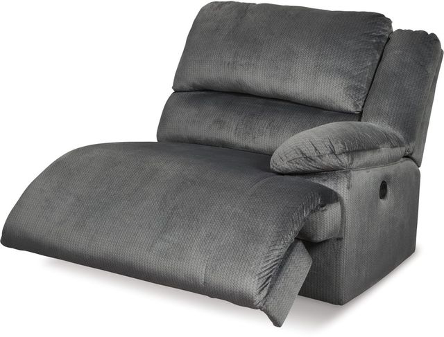Signature Design by Ashley® Clonmel 4-Piece Charcoal Power Reclining Sectional-3