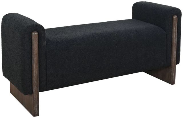 Sunny Designs™ Malibu Black/Weathered Rum Bench-0
