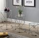 Furniture of America® Madyson 3-Piece Chrome Nesting Tables-1